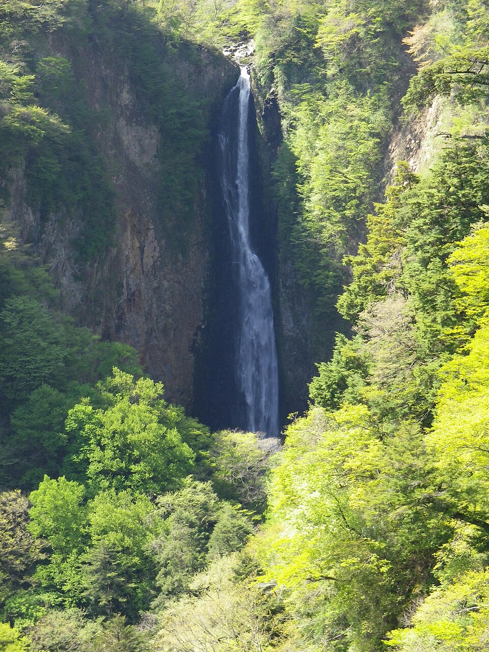 震動の滝（大分）